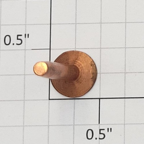 Acme 1026-9  Round Head Solid Copper Rivet