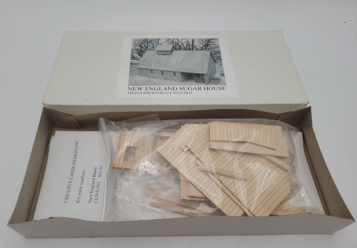 Creative Laser Design CLD-S-007 S Scale New England Sugar House Building Kit