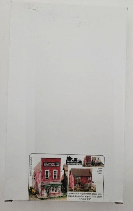 Banta Model Works 4090 S Scale Chillery's Cafe Laser Cut Wood Kit
