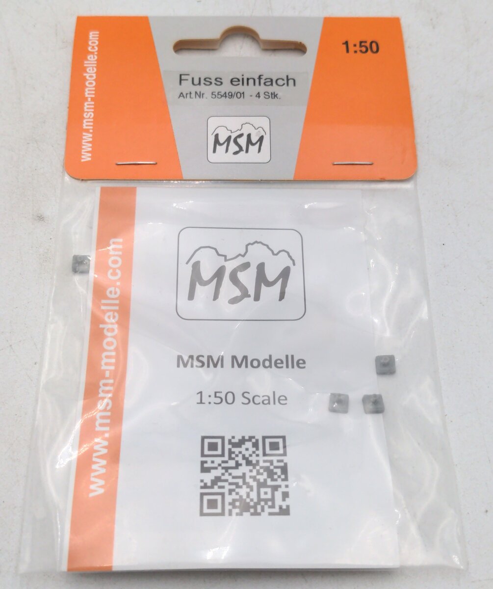 MSM M5549-01 1:50 Scale Single Piece for Containers 4 Pcs