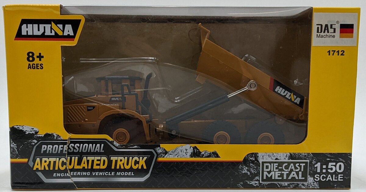 Hui Na Toys HU1712 1:50 Huina Articulated Dump Truck