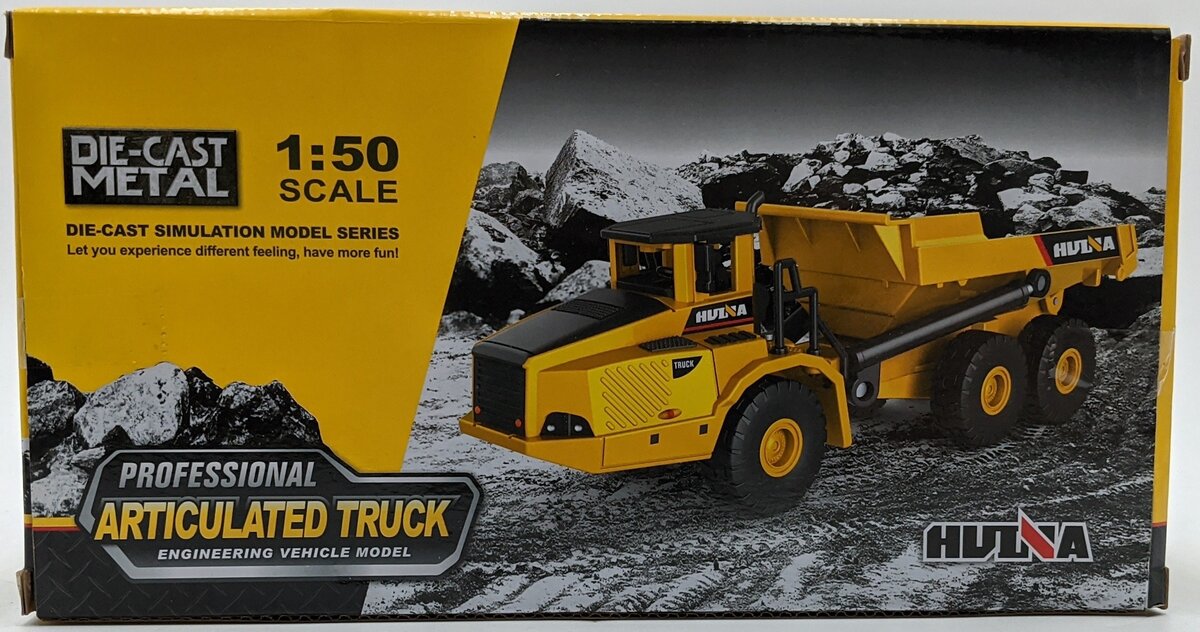 Hui Na Toys HU1712 1:50 Huina Articulated Dump Truck