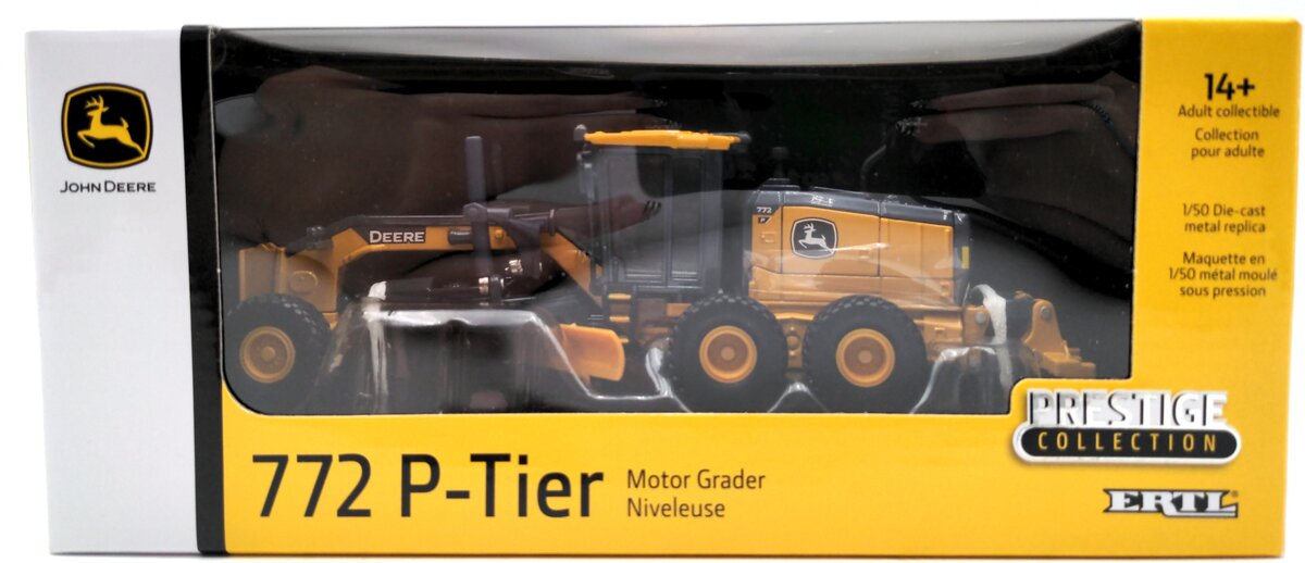 Tomy 45845 1:50 John Deere 772 P-Tier Motor Grader
