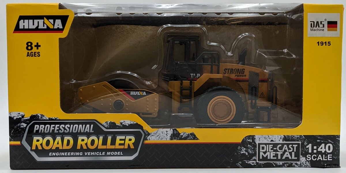 Hui Na Toys HU1915 1:40 Huina Smooth Drump Compactor