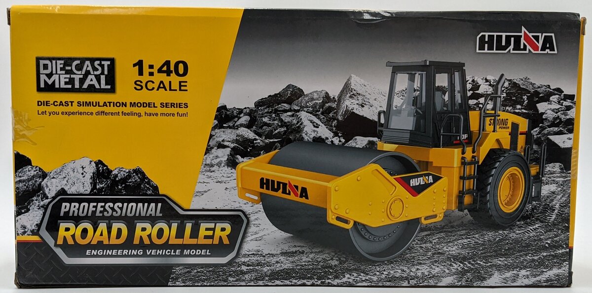 Hui Na Toys HU1915 1:40 Huina Smooth Drump Compactor