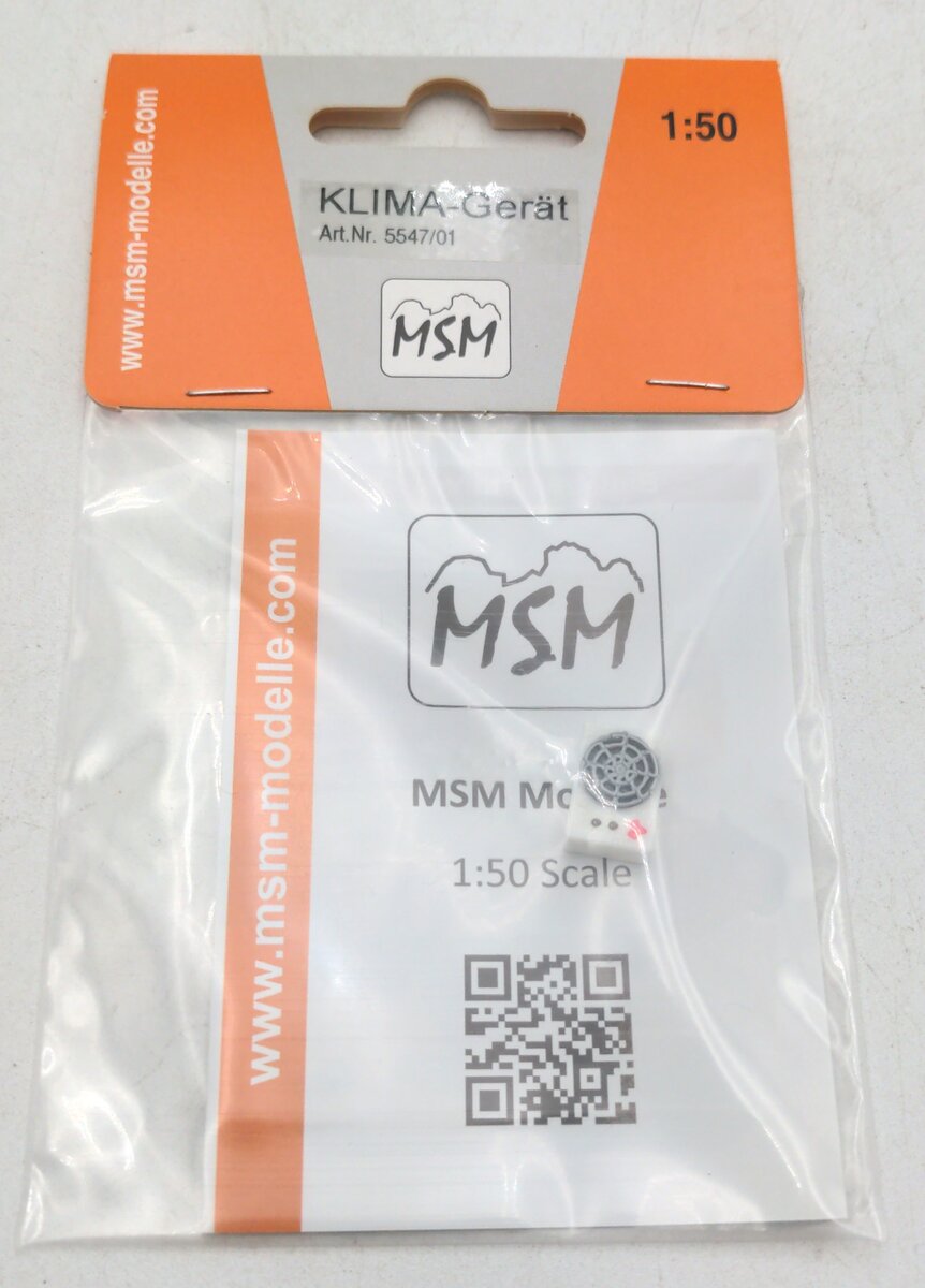 MSM 5547-01 1:50 Scale Air Conditioning Unit for Wall