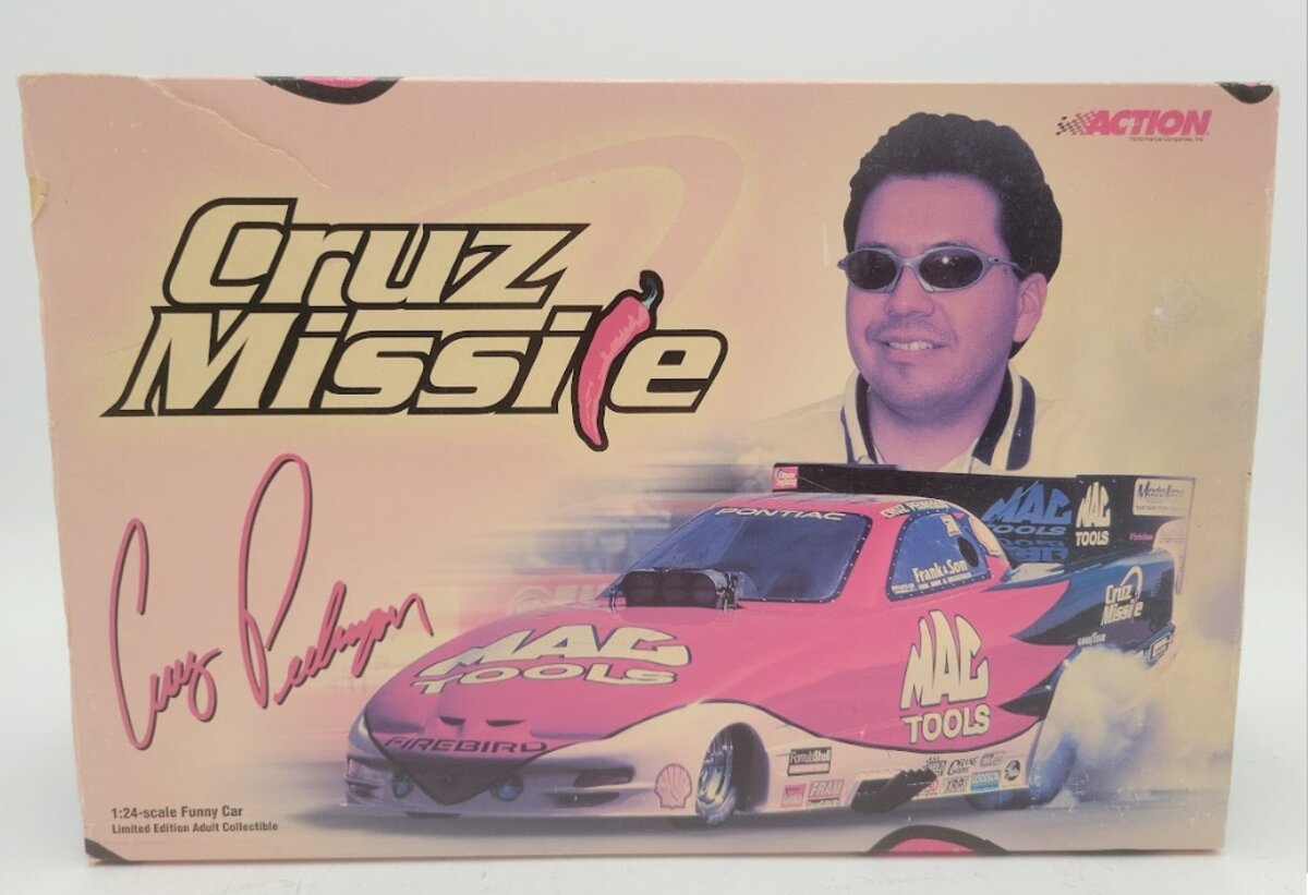 Action Racing 100890 1:24 Scale Cruz Pedregon Cruz Missile Chili Pepper FunnyCar