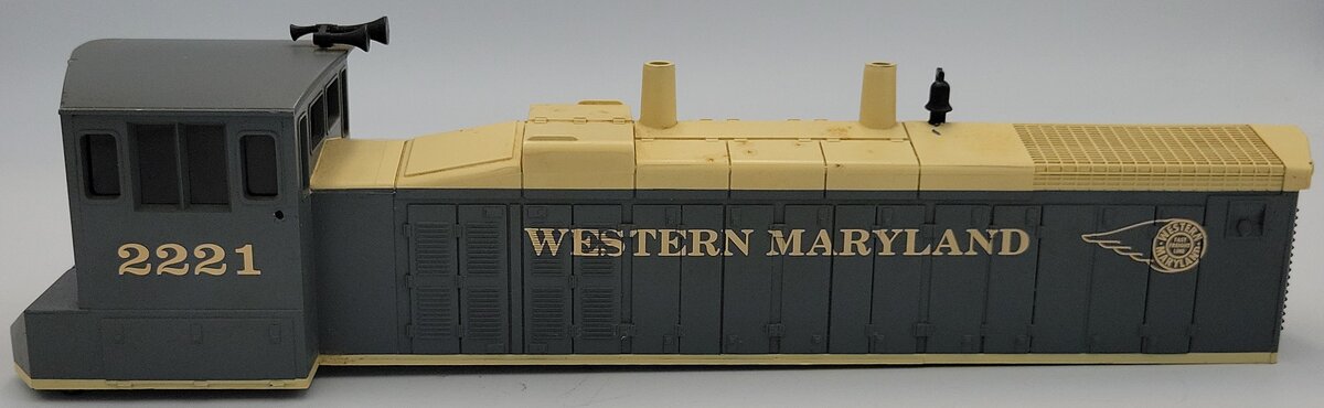 K-Line K-2200-10 O Gauge Western Maryland Diesel Locomotive Body Shell #2221