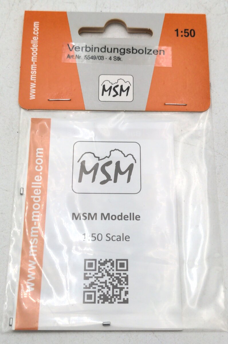 MSM 5549-03 1:50 Scale Bolts for Containers 4 PCS