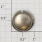 Lionel 260E-11 Nickel Round Metal Steam Dome - Fits 255E, 250E