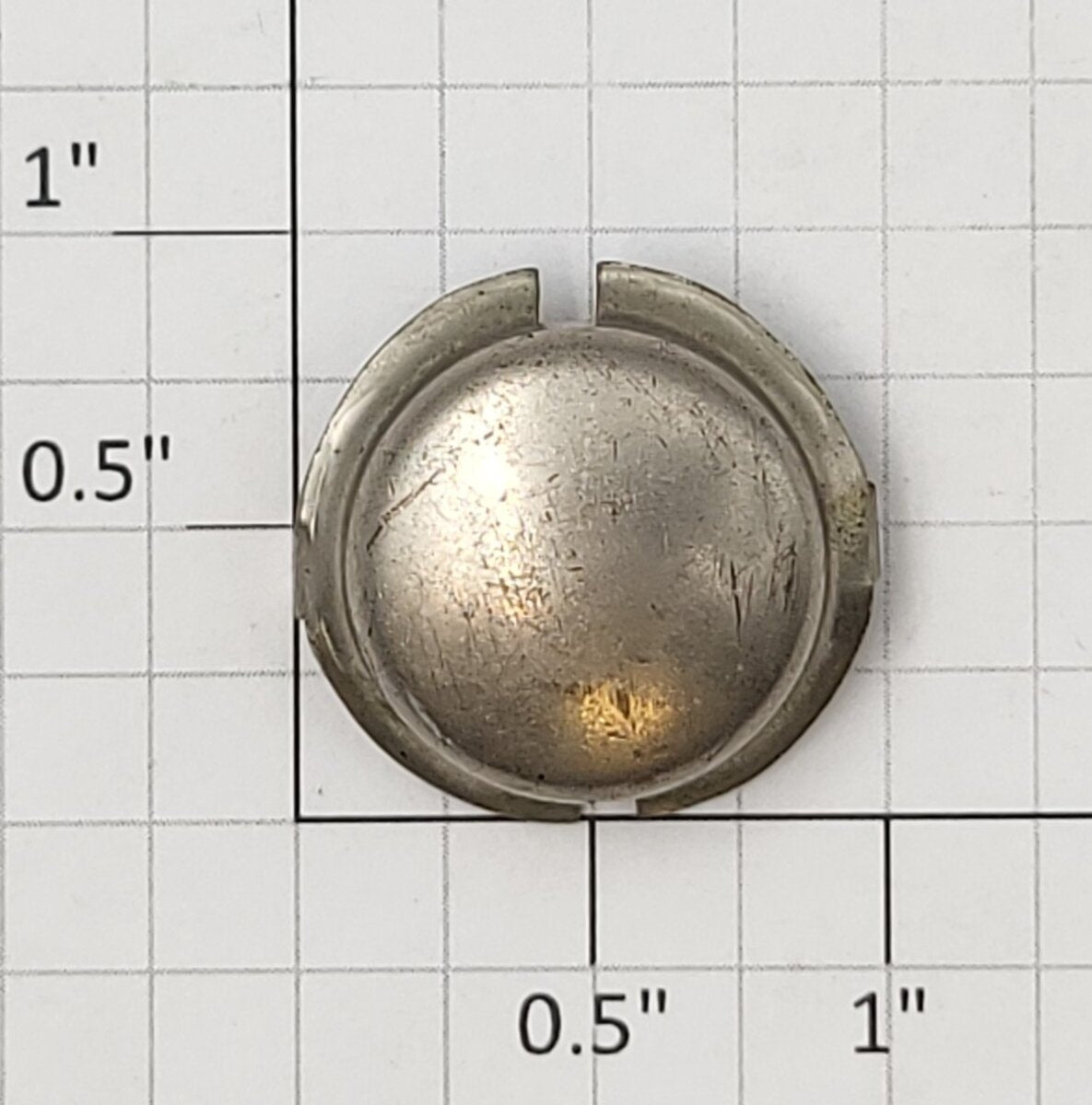 Lionel 260E-11 Nickel Round Metal Steam Dome - Fits 255E, 250E
