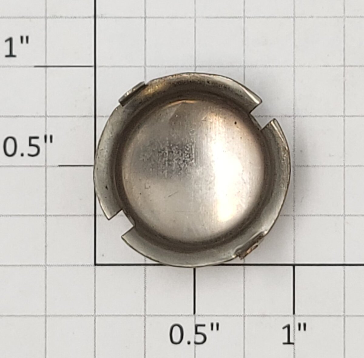 Lionel 260E-11 Nickel Round Metal Steam Dome - Fits 255E, 250E