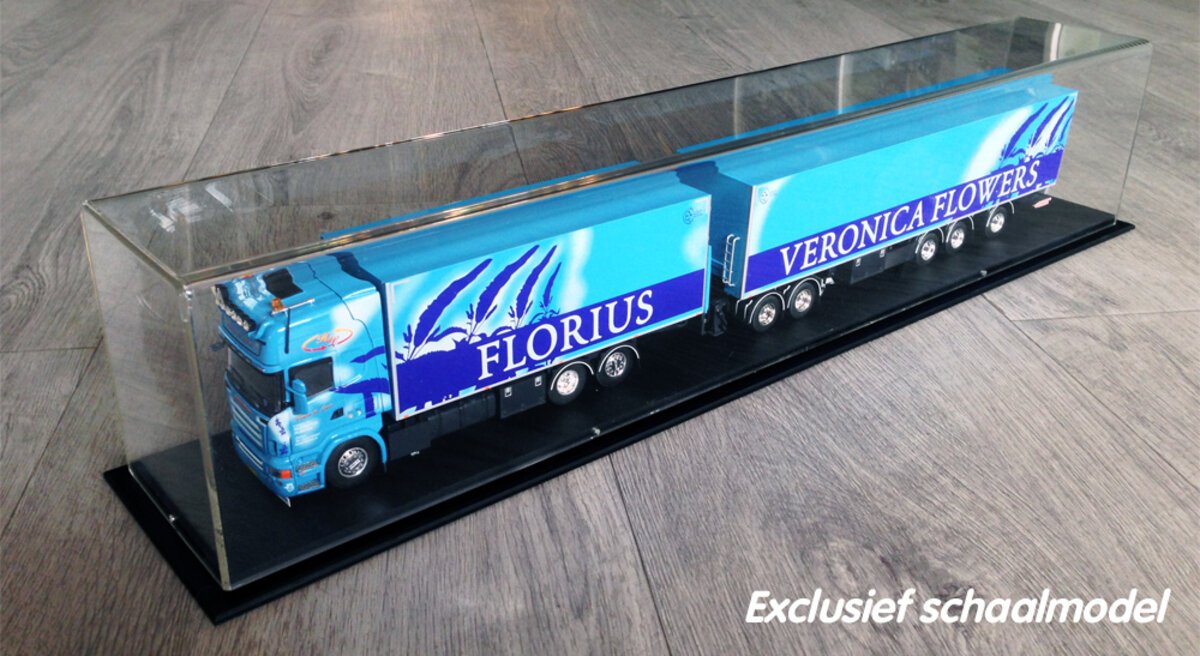 Tekno 64596 1:50 Long Display Case for Tractor Trailer