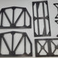 Lionel 6-62716 Black Plastic 6-Piece Short Extension Bridge Kit