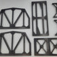 Lionel 6-62716 Black Plastic 6-Piece Short Extension Bridge Kit