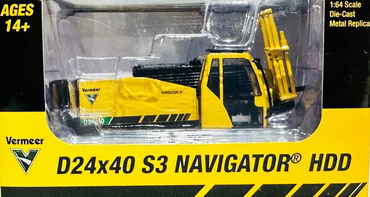 SpecCast 1640 1:64 Scale Vermeer D24x40 S3 Navigator Horizontal Drill
