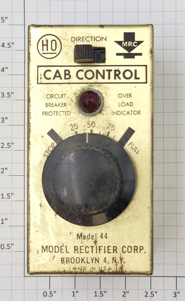 MRC 44 HO Scale Model Rectifier Corporation Transistorized Cab Control 44