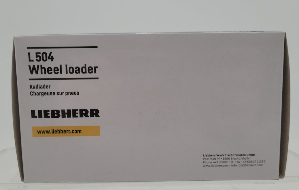NZG 1035 1:50 Scale Liebherr L504 Wheel Loader Die Cast Metal