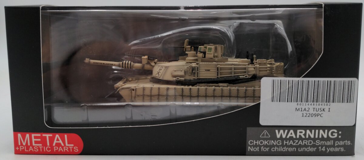 Panzerkampf PZ12209PC 1:72 Abrams M1A2 Tusk US Army Tank - Desert Tan