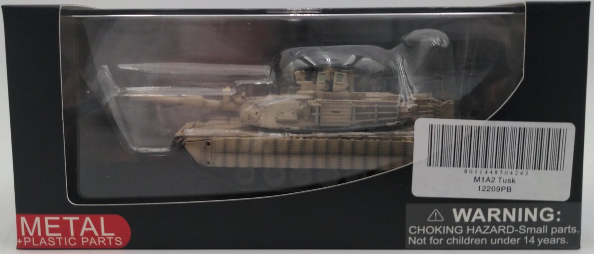 Panzerkampf PZ12209PB 1:72 Abrams M1A2 Tusk US Army Tank - Desert Tan