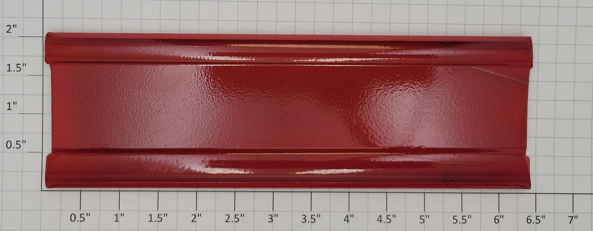 Ives 60-20 O Gauge 60 Series Prewar Red Passenger Car Clerestory Roof Bottom