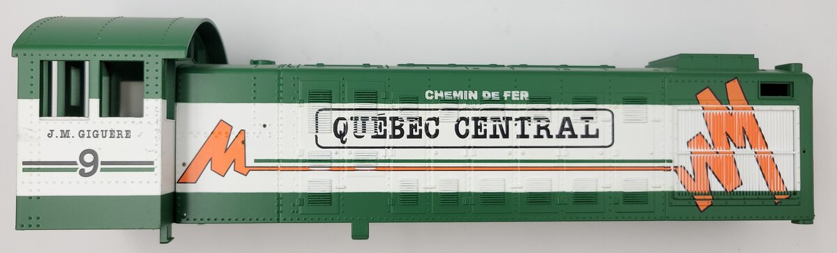 MTH 2940-2 O Gauge Quebec Central Alco S-2 Diesel Locomotive Shell w/o Trim
