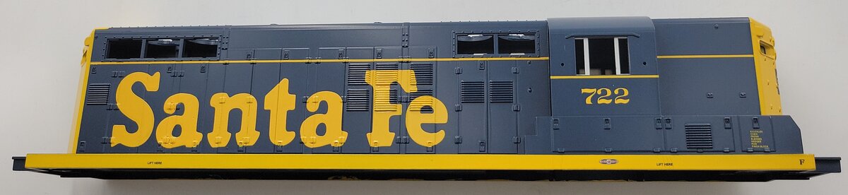 MTH 20-2802-1  Santa Fe GP-9 Diesel Locomotive Body Shell without Trim #722