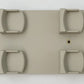 Lionel 82561-4 Southern 21" Steamlined Passenger Pullman Car Gray Interior