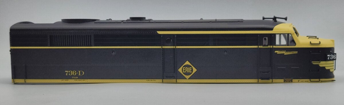 Lionel 81512-7 Erie FA-2 Unpowered Diesel Locomotive Body Shell #736