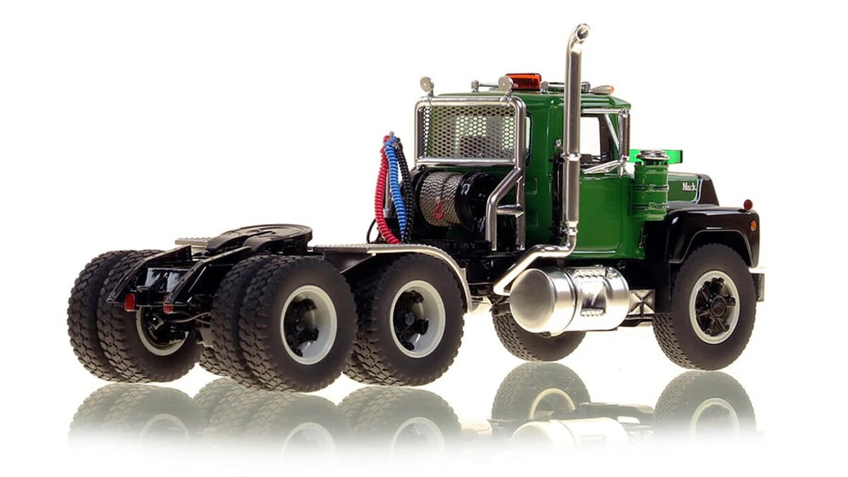 Fire Replicas 103-3 1:50 Mack RD688 SX 1987 Tandem Axle Tractor - Green/Black