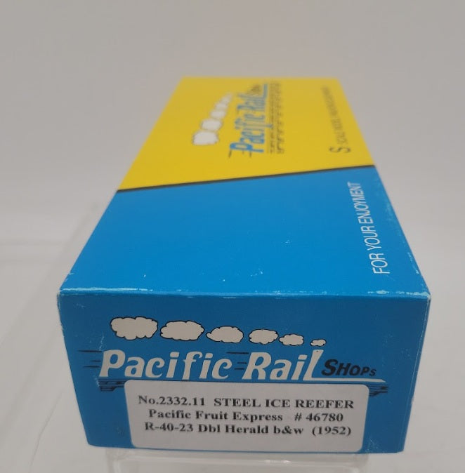 Pacific Rail 2332.11 S Scale Pacific Fruit Express Steel Ice Reefer #46780 Kit