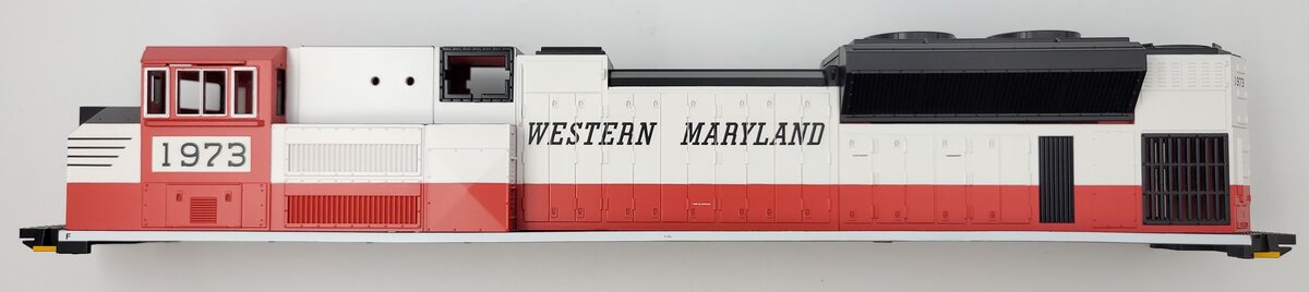 MTH 20-20142-1 Western Maryland Diesel Locomotive Body Shell w/o Trim #1973