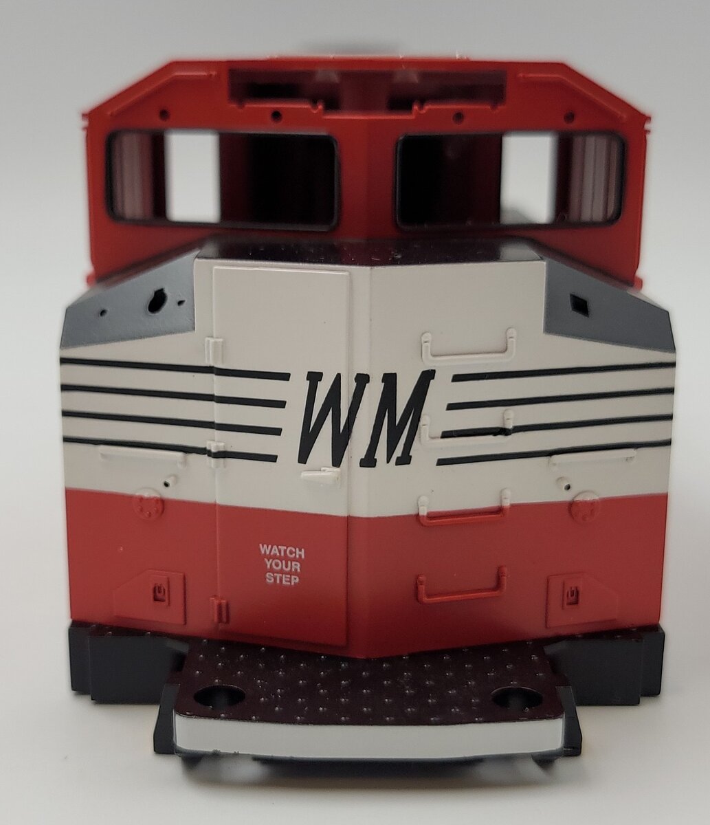 MTH 20-20142-1 Western Maryland Diesel Locomotive Body Shell w/o Trim #1973
