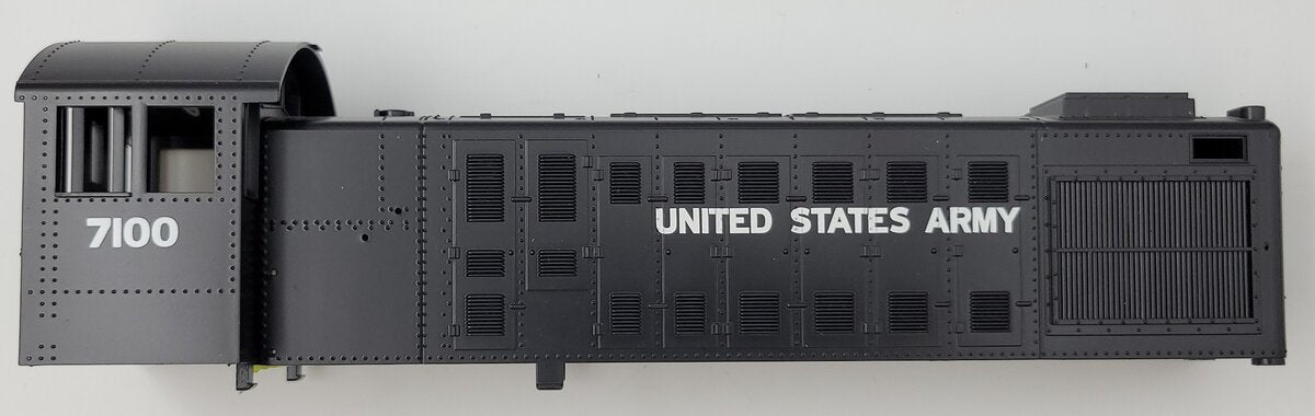 MTH 20-2941-1 O Gauge U.S. Army Alco S-2 Diesel Switcher Shell without Trim