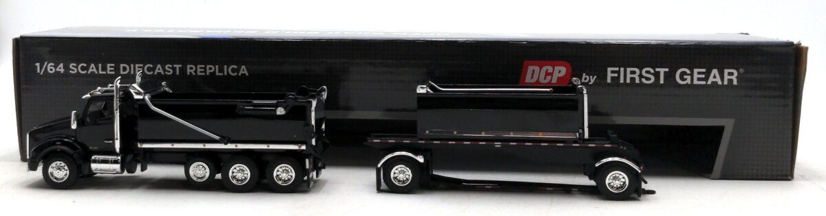 First Gear 60-1183 1:64 Kenworth T880 Rogue Dump W/Transfer Dump Black