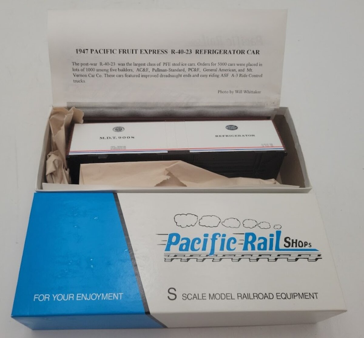 Pacific Rail 2325.1 S Scale Steel Ice Reefer M.D.T. New York Central Reefer Kit