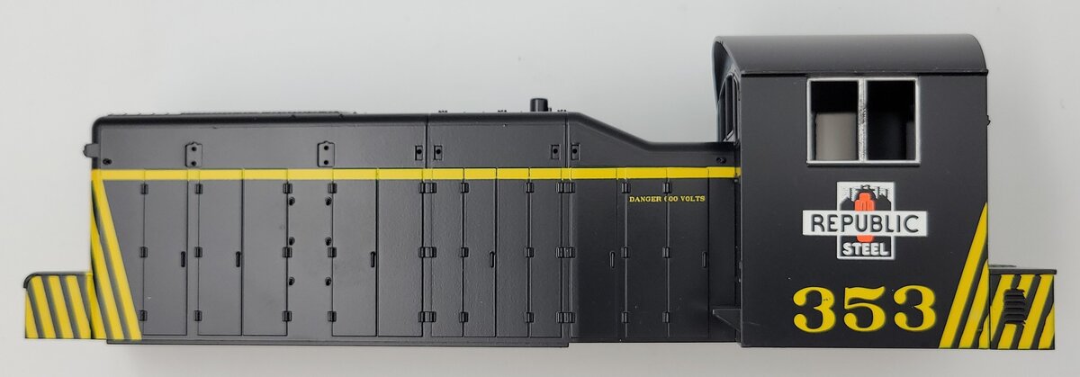 MTH 30-2059-1 O Gauge Railking Republic Steel SW-1 Switcher Shell without Trim