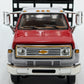 First Gear 60-0888 1:64 Chevrolet C65 W/Single Axle Flatbed White/Red