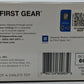 First Gear 60-0965 1:64 GMC 6500 W/Single Axle Stake Body White/Blue