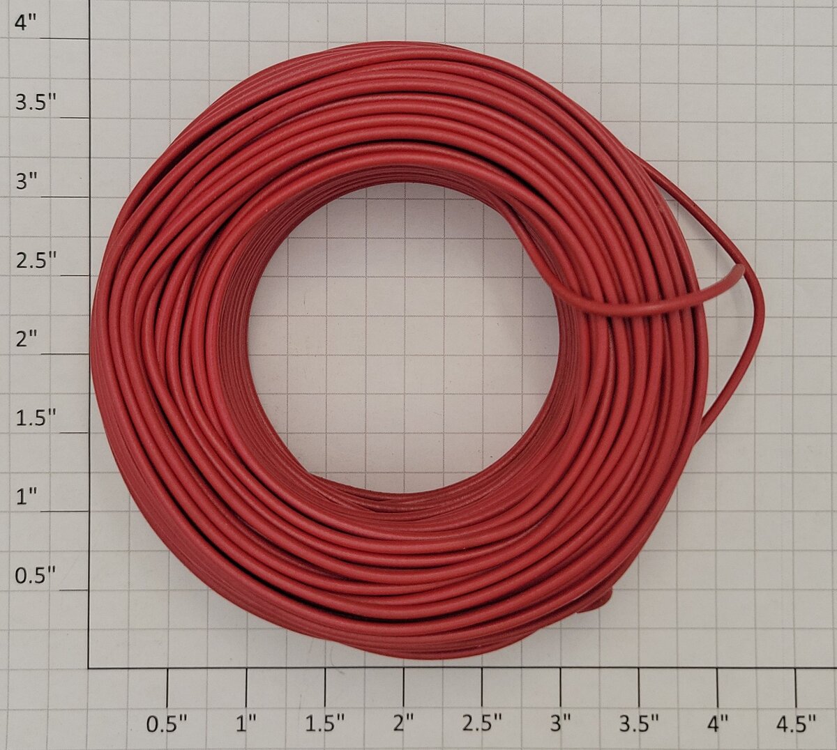 State Wire & Cable 0611-100 #18 Gauge Red Annunciator Wire, Solid, 1/2 lbs. Pack