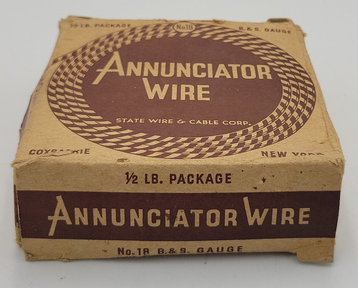 State Wire & Cable 0611-90 18 Gauge Green Annunciator Wire, Solid,1/2 lbs. Pack