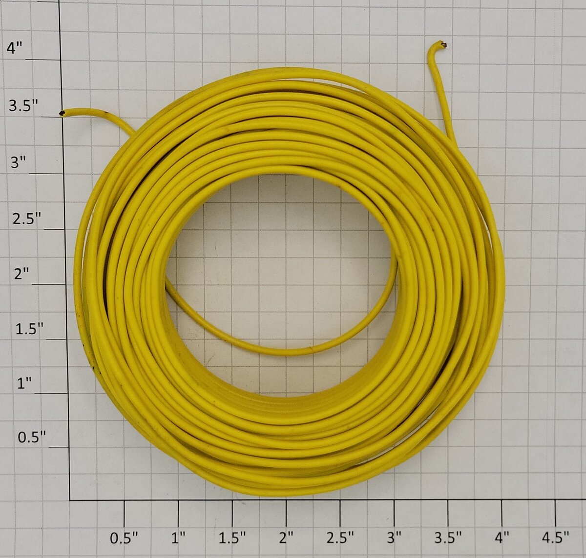 State Wire & Cable 0611-80 18 Gauge Yellow Annunciator Wire, Solid,1/2 lbs Pack
