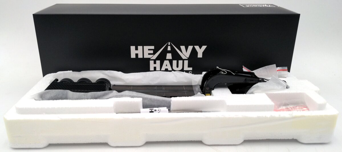 Heavy Haul Replicas HHR199-10 1:50 Talbert 60Ton Cableneck Lowbed w/Dolly -Black