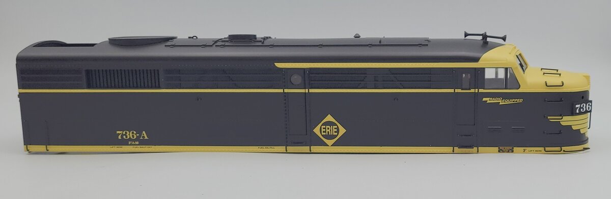 Lionel 81511-7 Erie FA-2 Powered A Unit Diesel Locomotive Body Shell #736