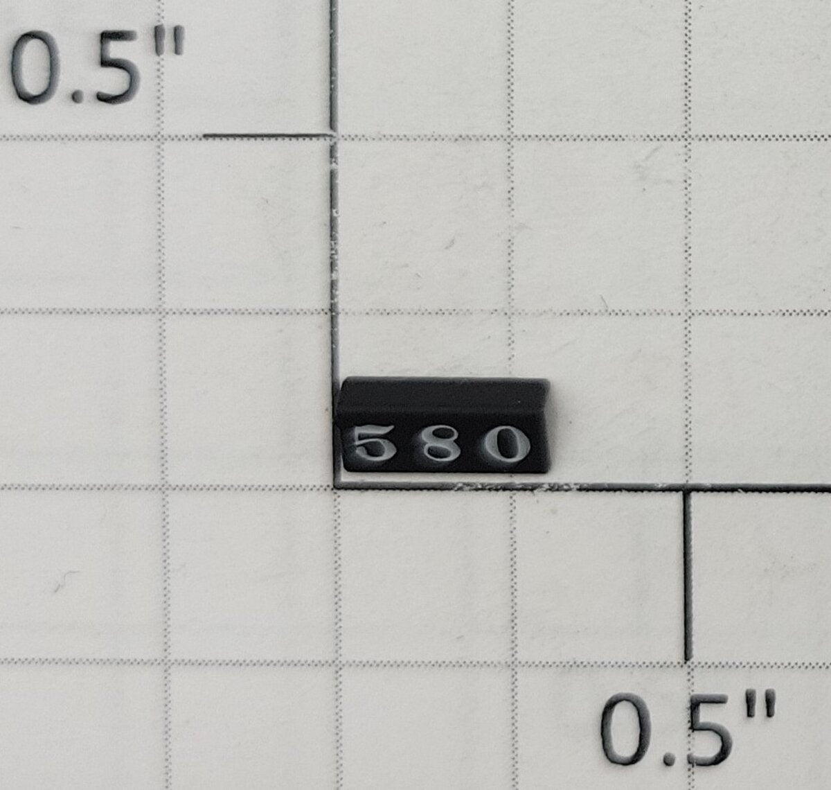S-Helper 653-NUMB Switcher Metal Number Board #580