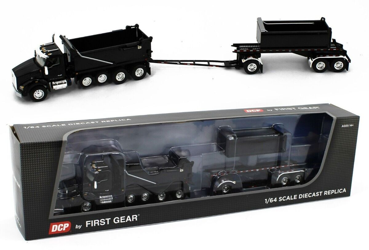 First Gear 60-1276 1:64 Kenworth T880 w/ Rogue Dump Body & Rogue Dump Trailer