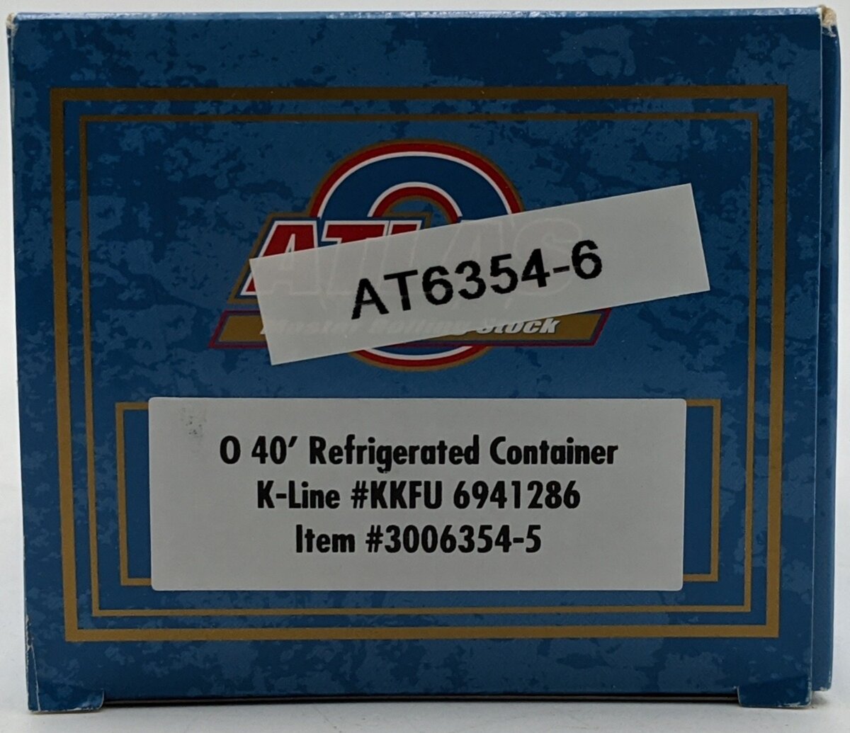 Atlas AT6354-6 1:50 40 ft. Refrigerated Container K-Line