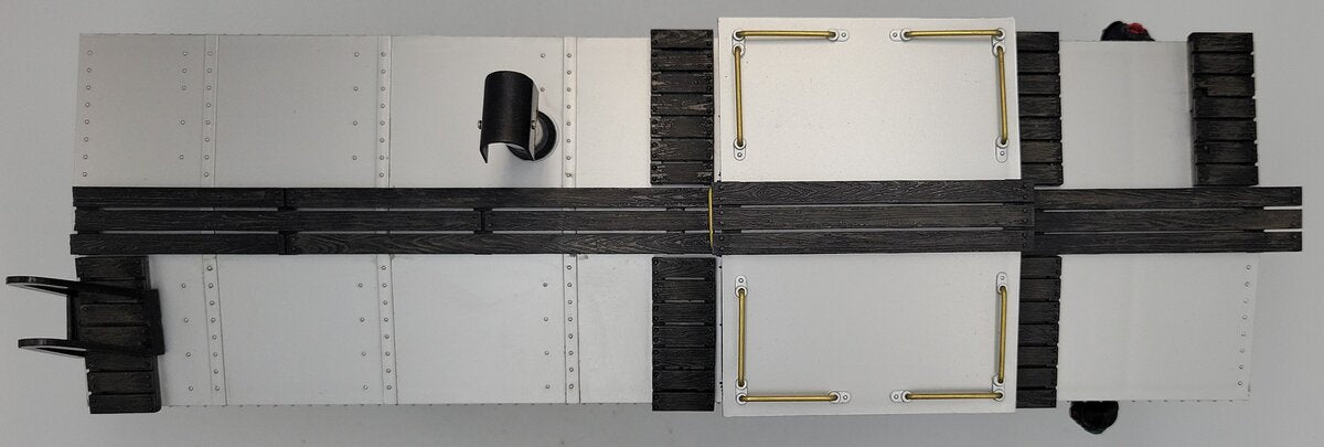REA 42109 G Scale B & O Lighted Caboose Shell and Frame - Parts or Repair