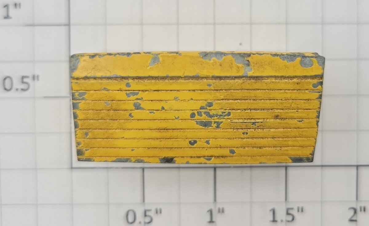 American Flyer PA9735 Yellow Metal Tool Box / Chest