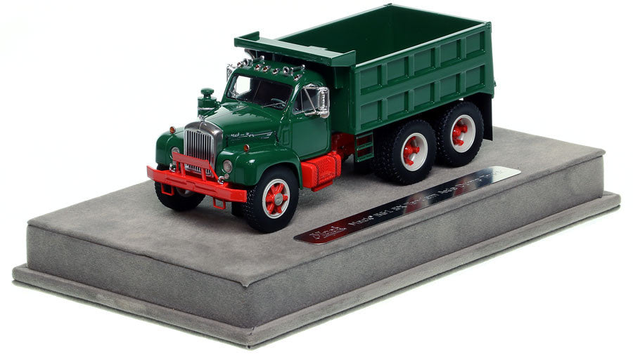 Fire Replicas 097B-5 1:50 Mack B61 SX Tandem Axel Dump Truck Green & Red